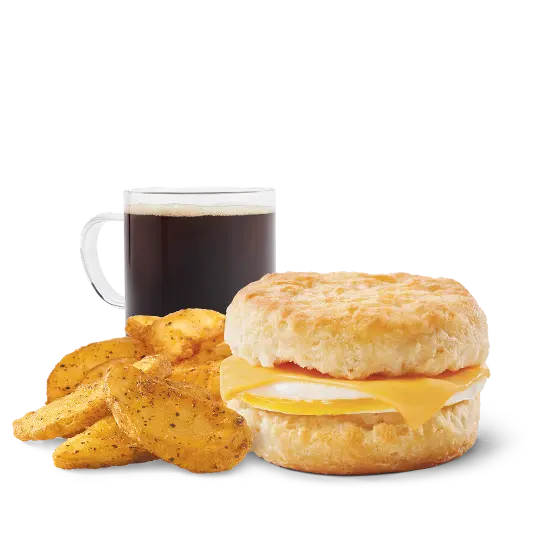 wendys egg and cheese biscuit combo