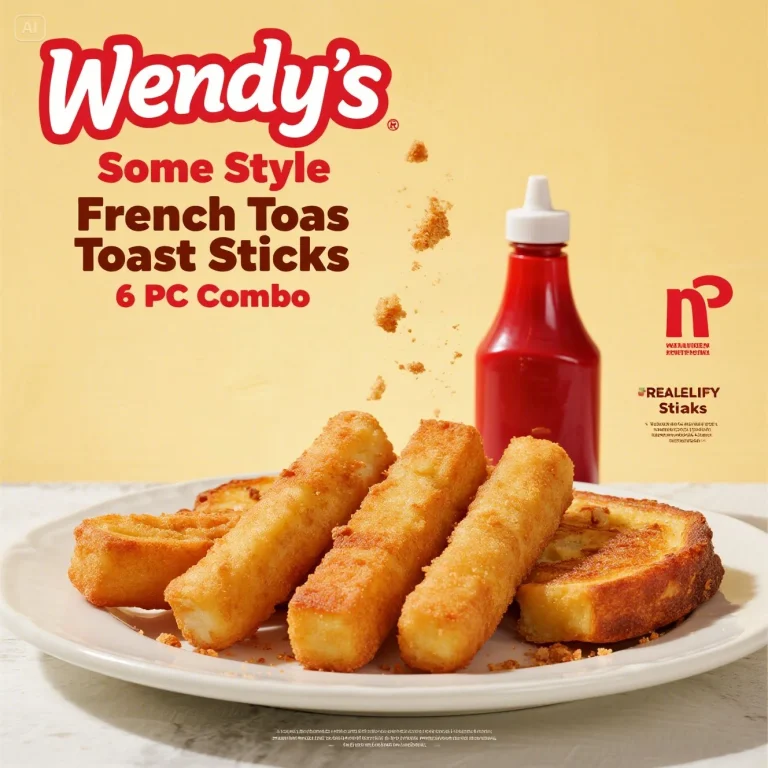 Wendy’s Some Style French Toast Sticks 6 PC Combo