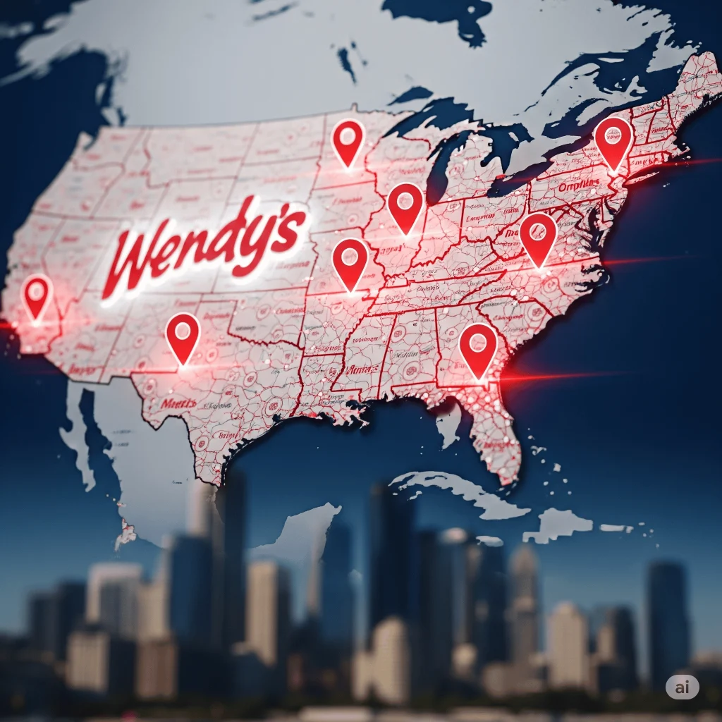 Wendy's Presence in Major U.S. States and Cities