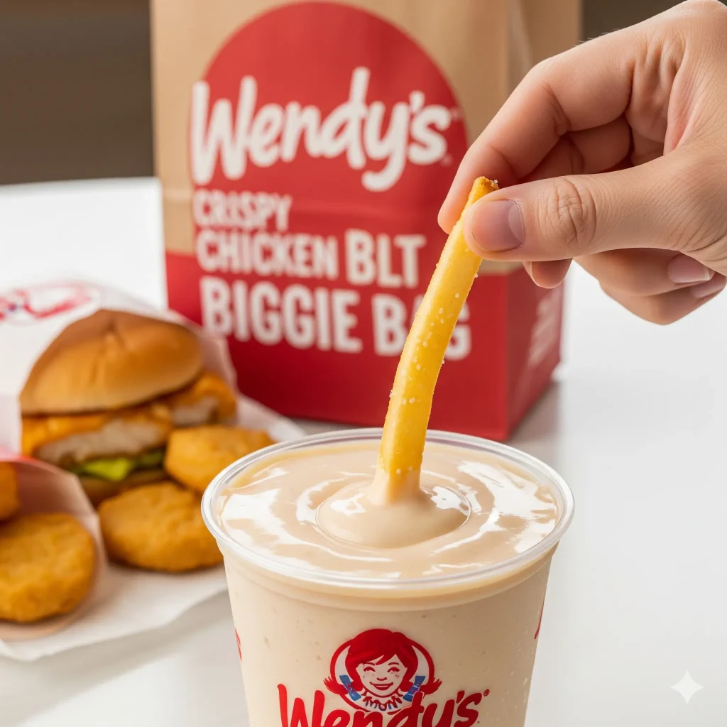 Wendy's Crispy Chicken BLT Biggie Bag