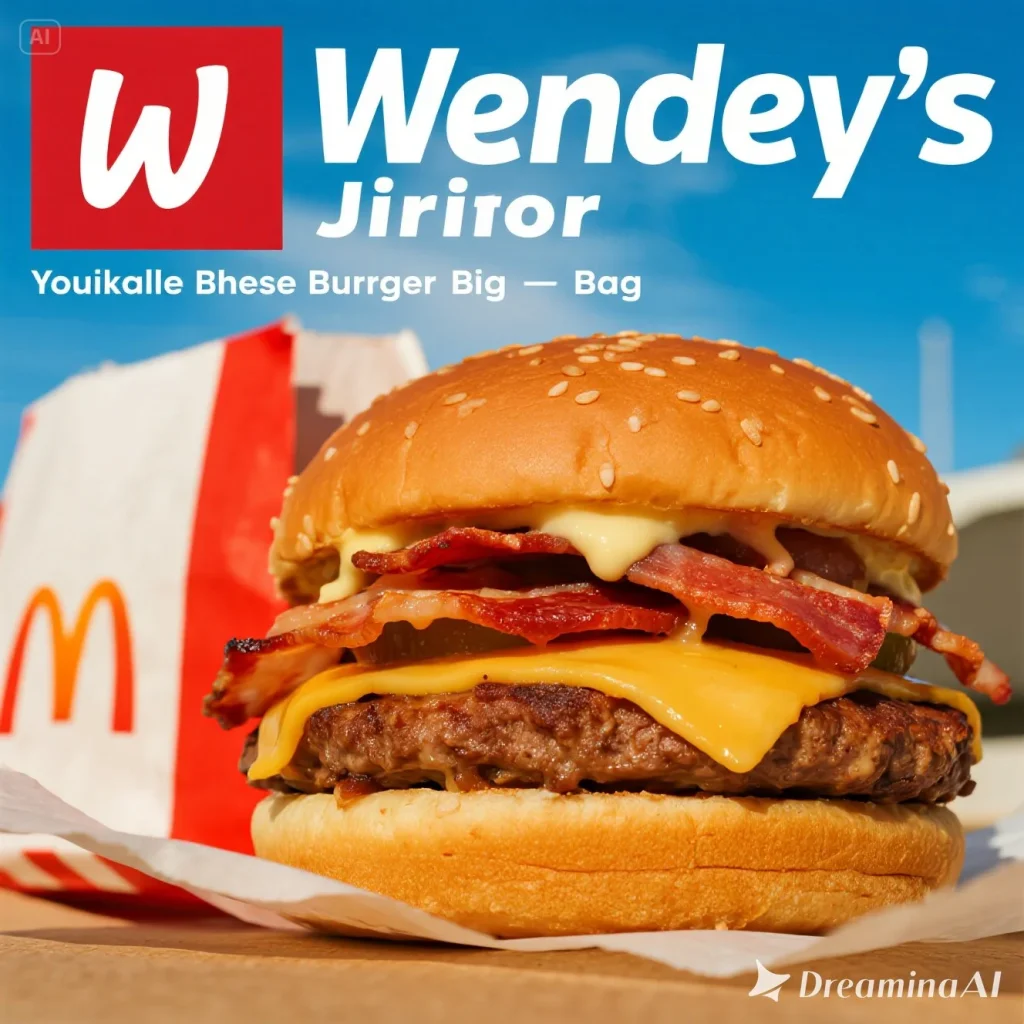 Wendy’s Jr. Bacon Cheeseburger Biggie Bag