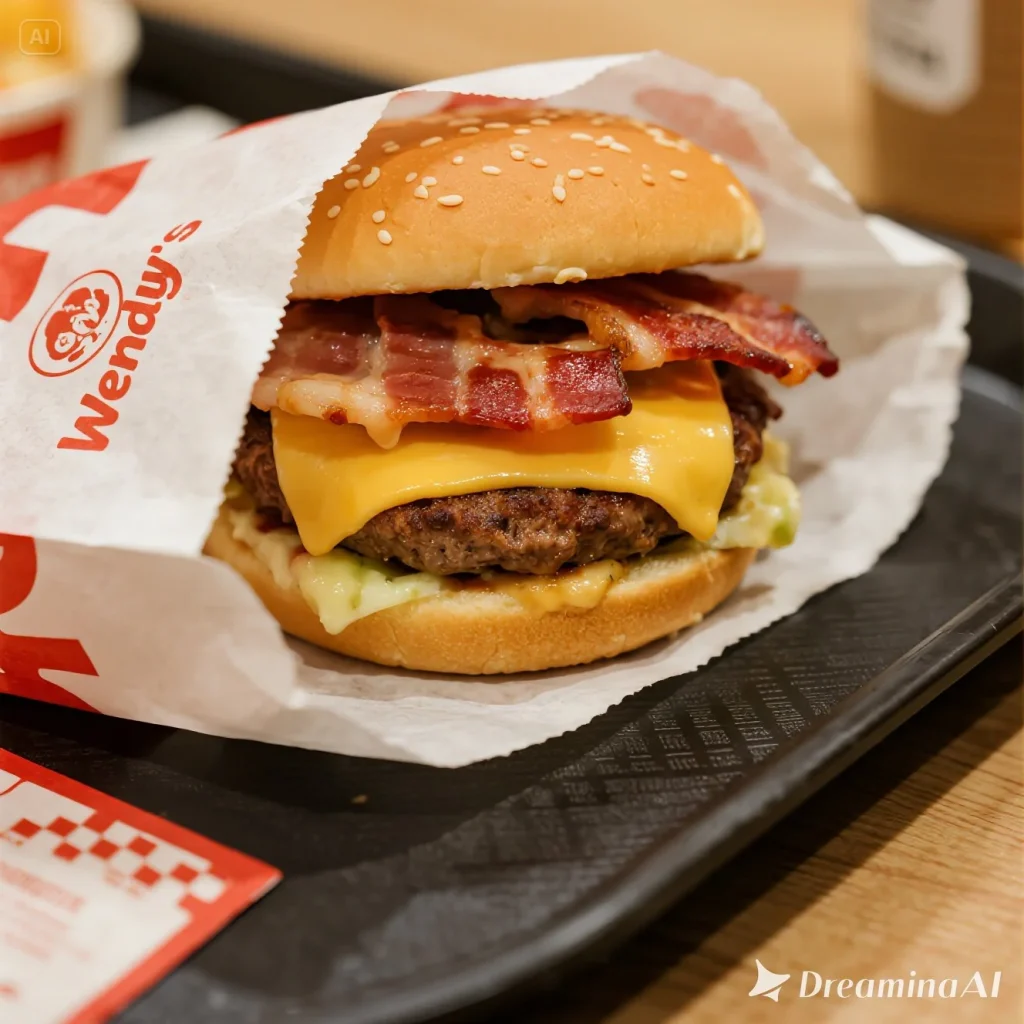 Wendy’s Jr. Bacon Cheeseburger Biggie Bag