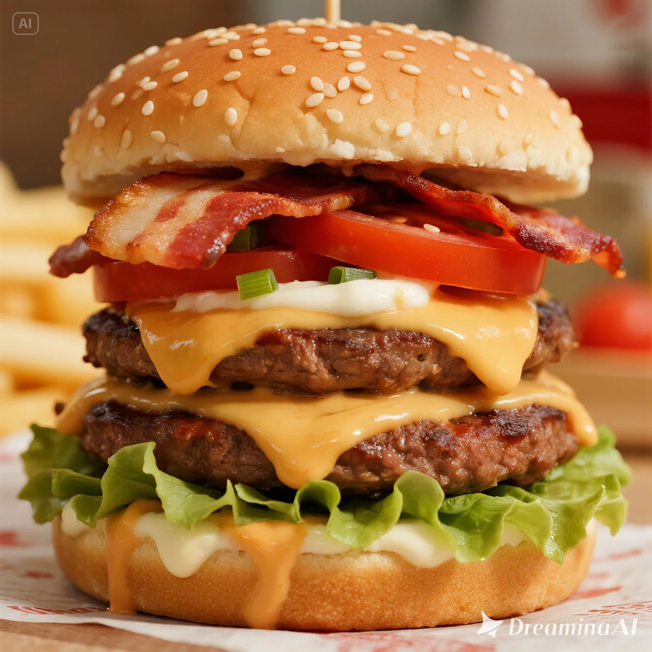 Wendy’s Big Bacon Classic® Triple